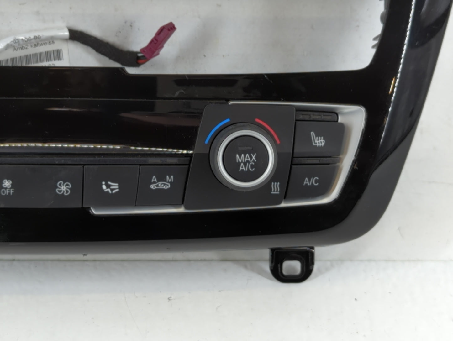2014-2016 Bmw 328i Climate Control Module Temperature AC/Heater Replacement P/N:9358939-03 Fits OEM Used Auto Parts - Oemuse