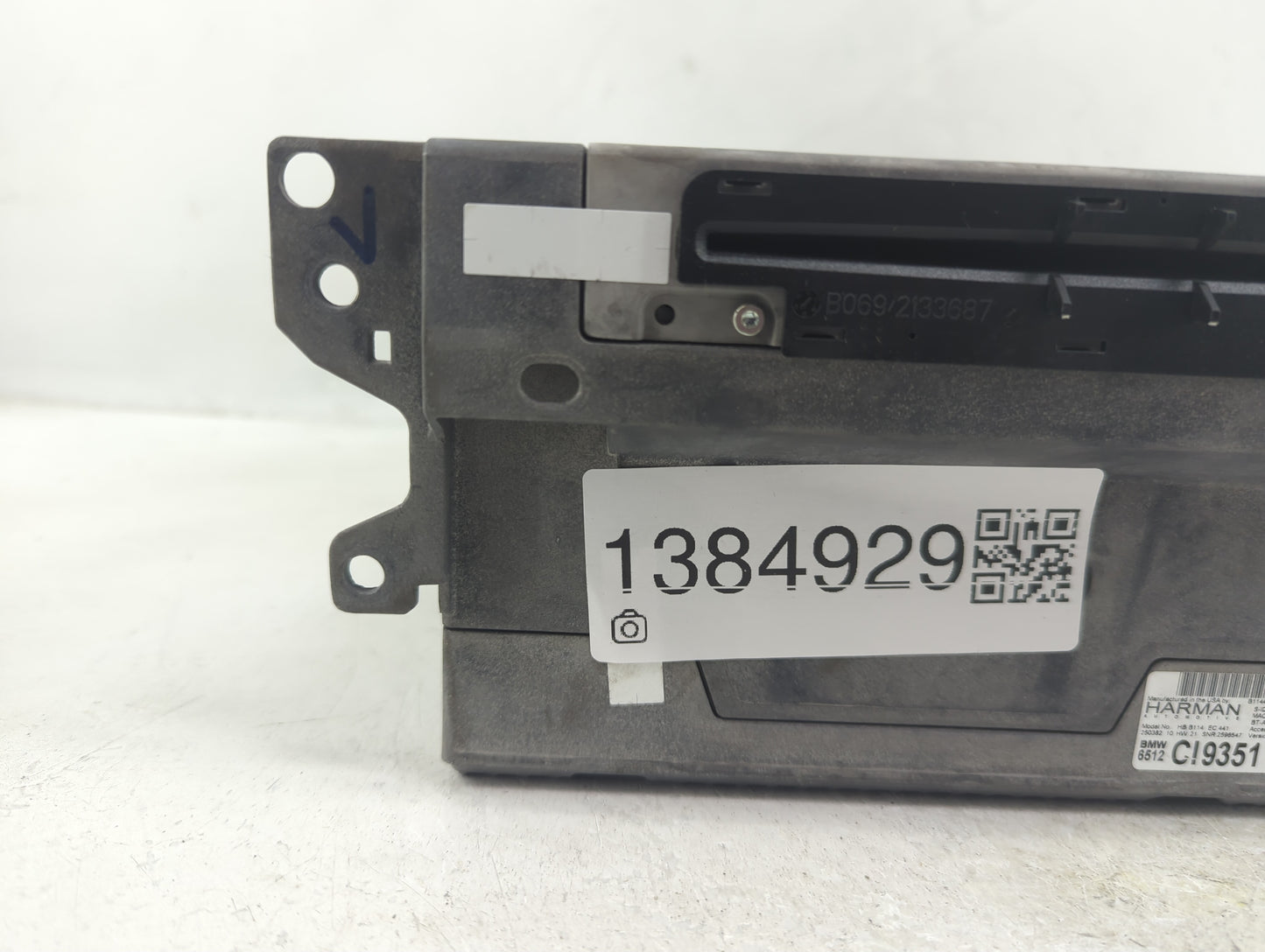 2014-2015 Bmw 428i Radio AM FM Cd Player Receiver Replacement P/N:935168201 Fits Fits 2014 2015 2016 2017 2019 OEM Used Auto
