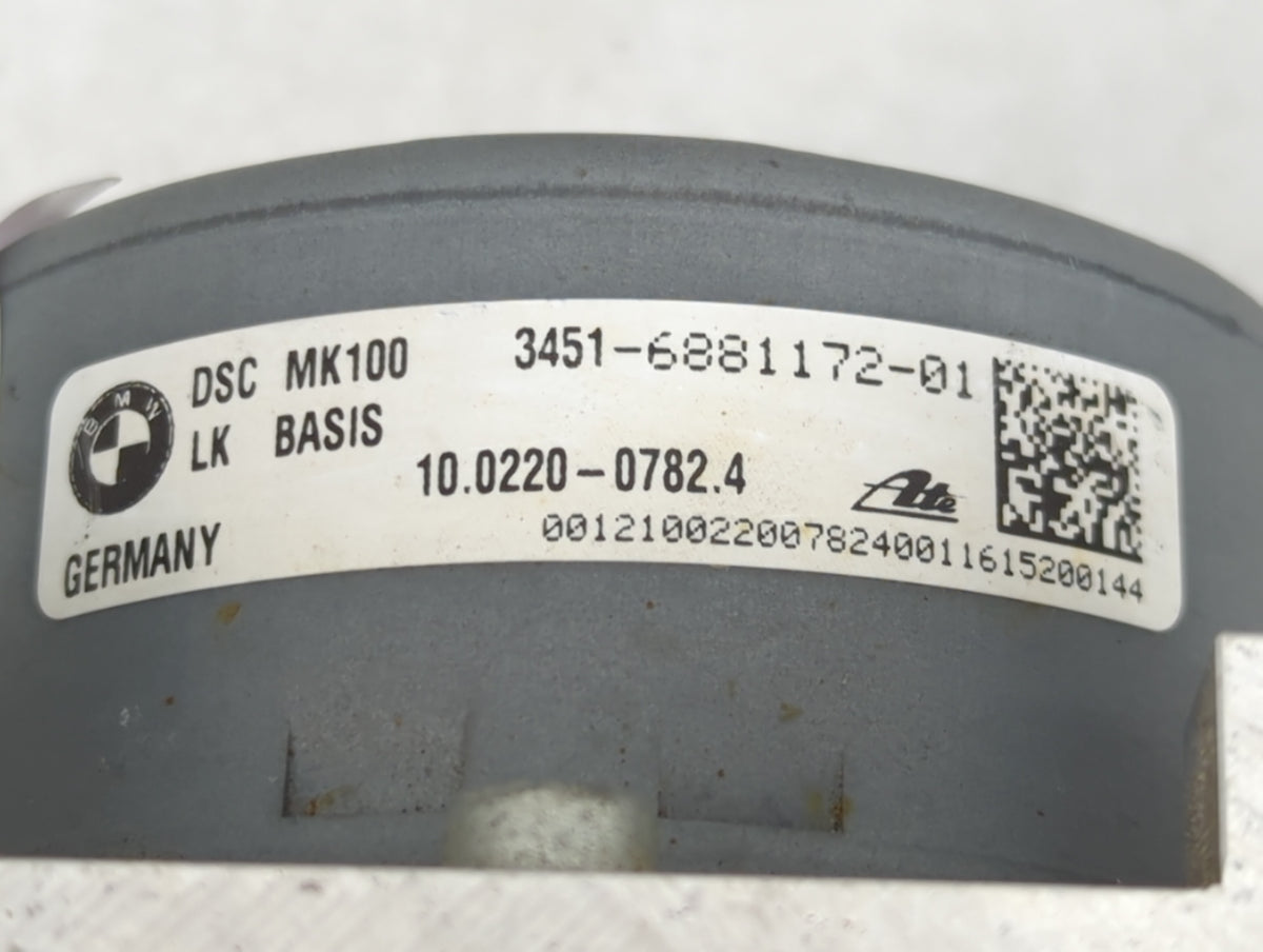 2014-2016 Bmw 428i Anti-Lock Brake ABS Pump Module Actuator OEM P/N:3451-6881172-01 Fits OEM Used Auto Parts - Oemusedautopa