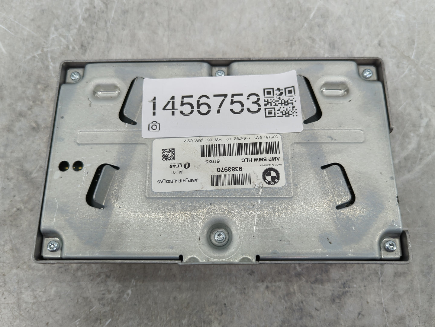 2016 Bmw 428i Audio Control Module 9383970|amp_hifi-lr03_as - Oemusedautoparts1.com