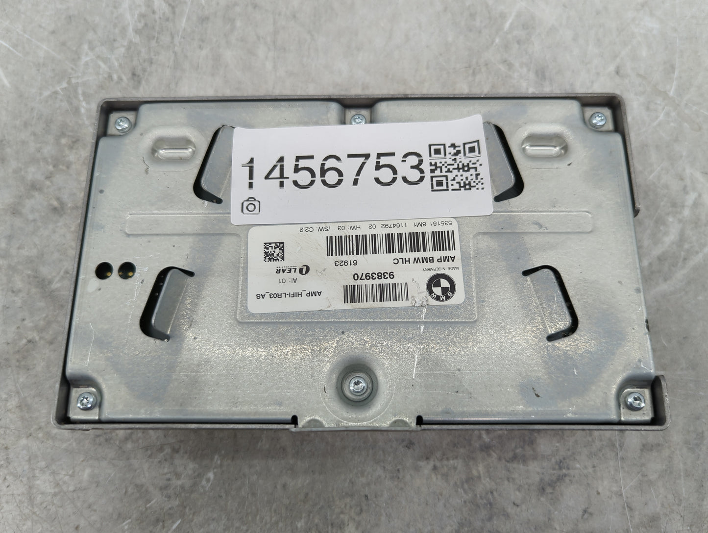 2016 Bmw 428i Audio Control Module 9383970|amp_hifi-lr03_as - Oemusedautoparts1.com
