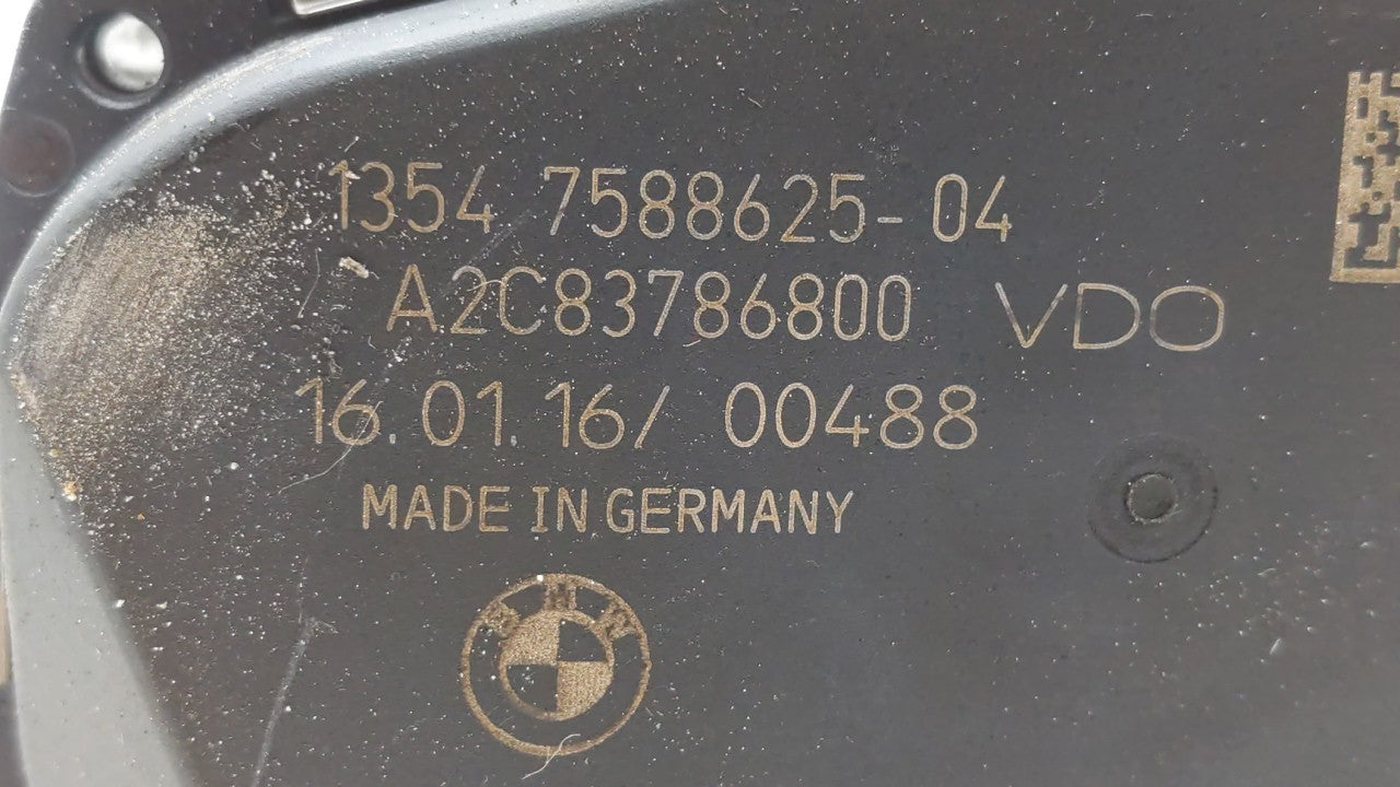 2014-2016 Bmw 428i Throttle Body P/N:A2C53355204 1354 7588625 Fits Fits 2012 2013 2014 2015 2016 2017 2018 OEM Used Auto Par