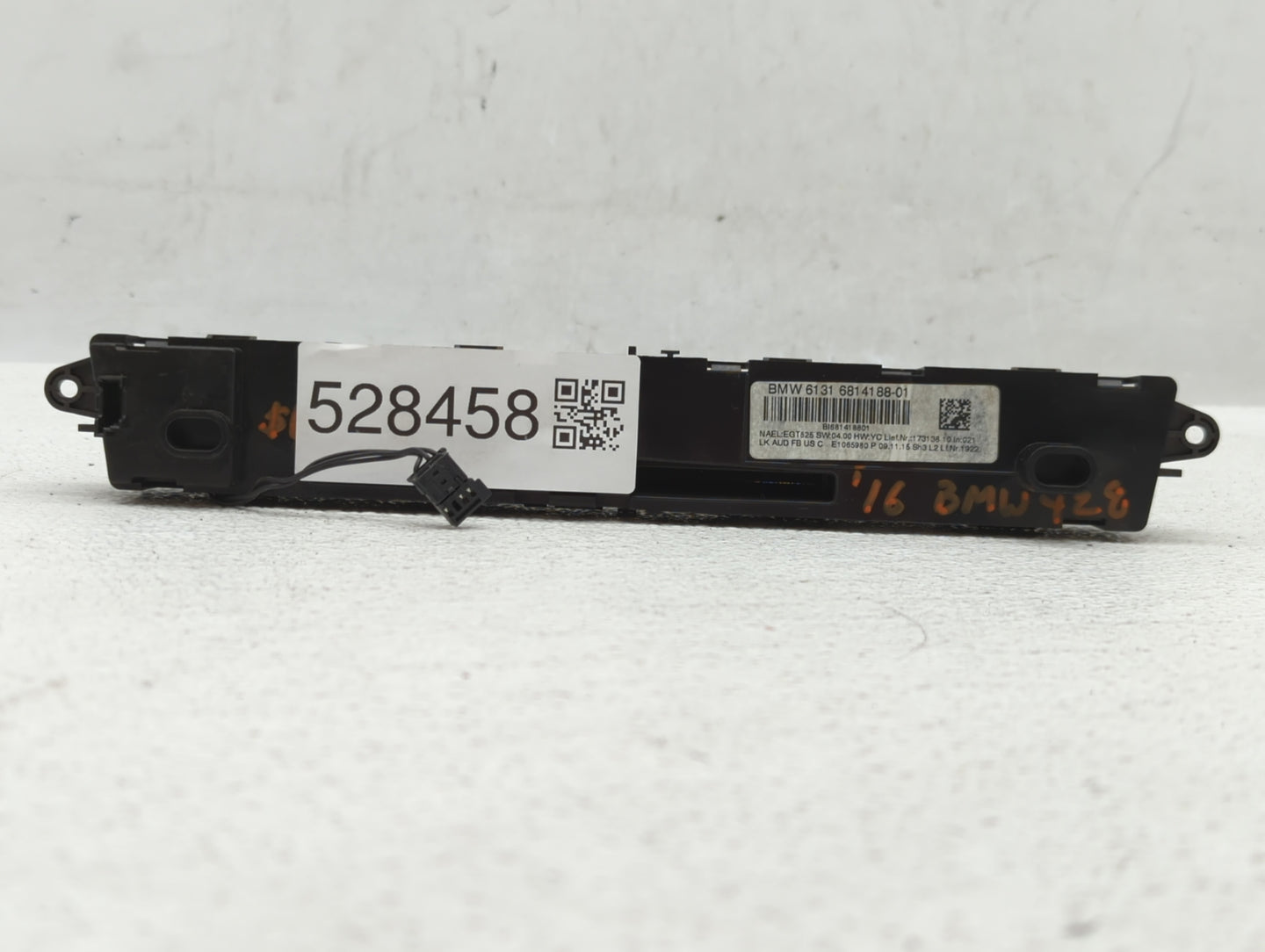 2014-2016 Bmw 428i Radio Control Panel - Oemusedautoparts1.com