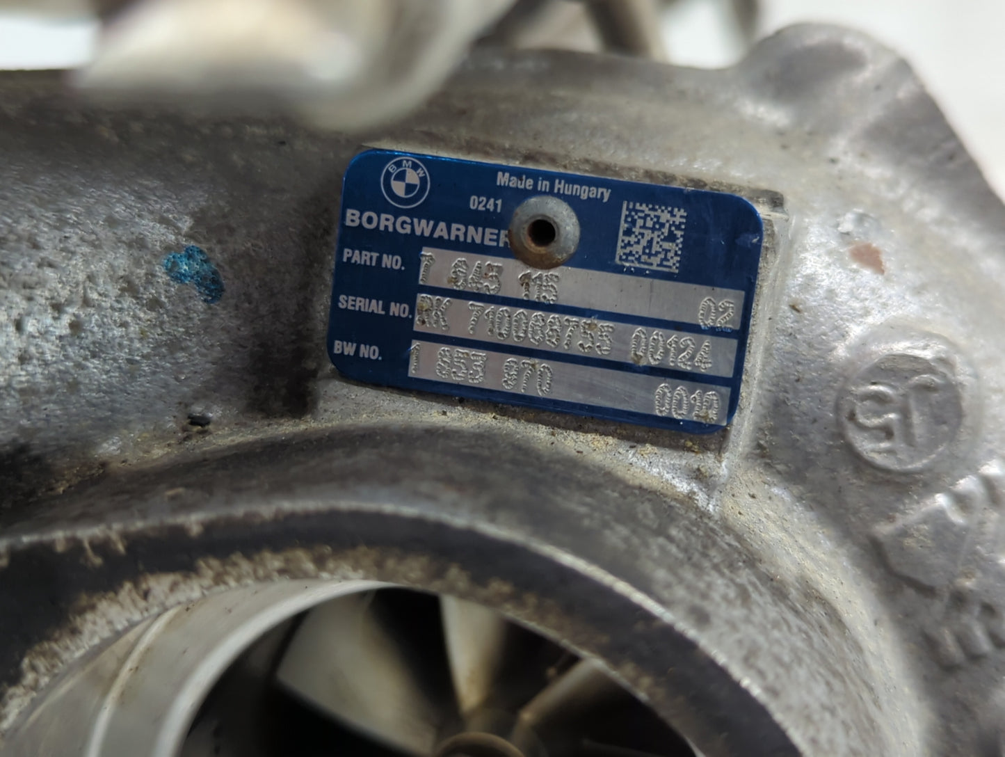 2014-2016 Bmw 435i Turbocharger Turbo Charger Super Charger Supercharger - Oemusedautoparts1.com