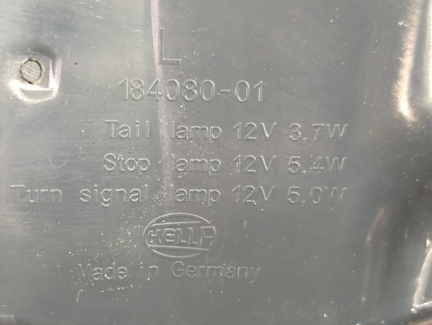 2014-2016 Bmw 528 Tail Light Assembly Driver Left OEM P/N:184080-01 Fits Fits 2014 2015 2016 OEM Used Auto Parts - Oemusedau