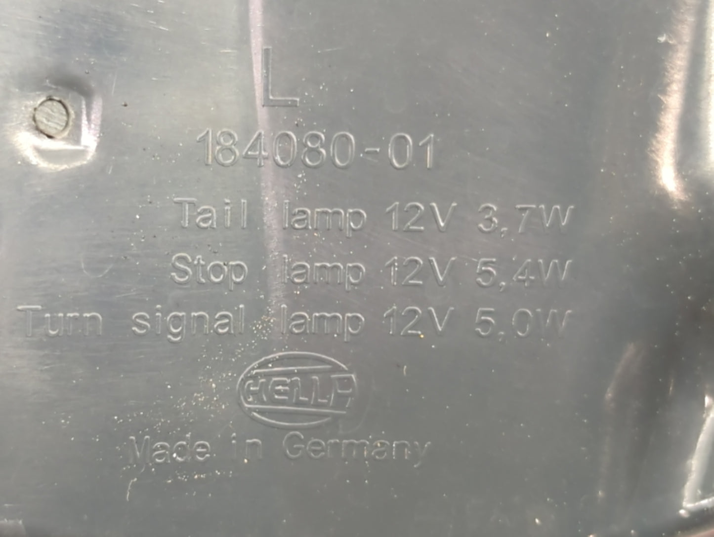 2014-2016 Bmw 528 Tail Light Assembly Driver Left OEM P/N:184080-01 Fits Fits 2014 2015 2016 OEM Used Auto Parts - Oemusedau
