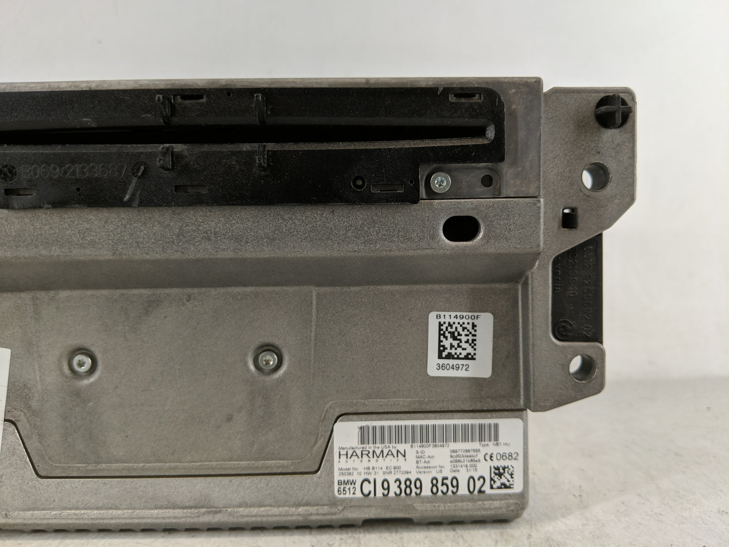 2014-2016 Bmw 528i Radio AM FM Cd Player Receiver Replacement Fits Fits 2014 2015 2016 2017 2019 OEM Used Auto Parts - Oemus