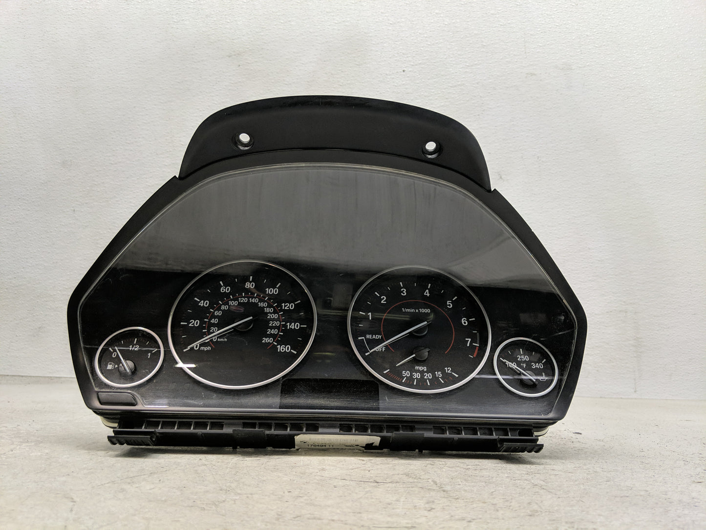 2014-2016 Bmw 528i Instrument Cluster Speedometer Gauges P/N:176494 11 Fits Fits 2014 2015 2016 2017 2018 OEM Used Auto Part