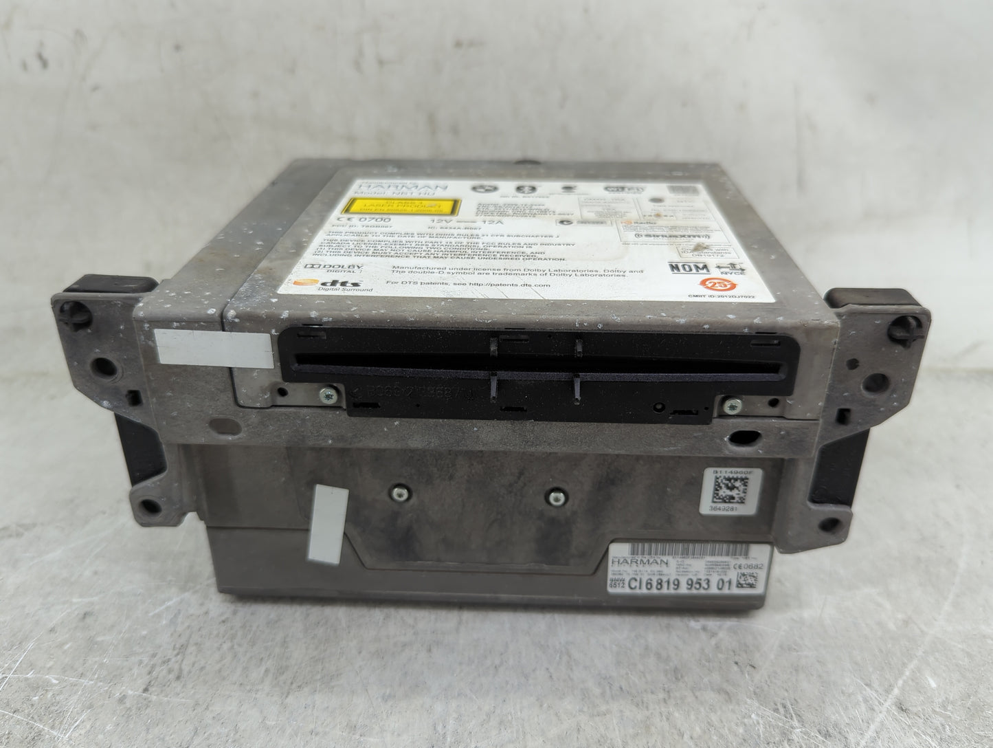 2014-2016 Bmw 528i Radio AM FM Cd Player Receiver Replacement P/N:NBT HU T8GB067, 6434A-B067 Fits Fits 2014 2015 2016 2017 2