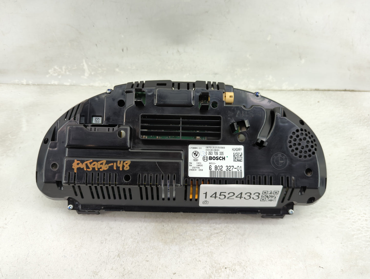 2014-2016 Bmw 528i Instrument Cluster Speedometer Gauges P/N:0263726335 6802327-01 Miles:32K Fits Fits 2014 2015 2016 2017 2