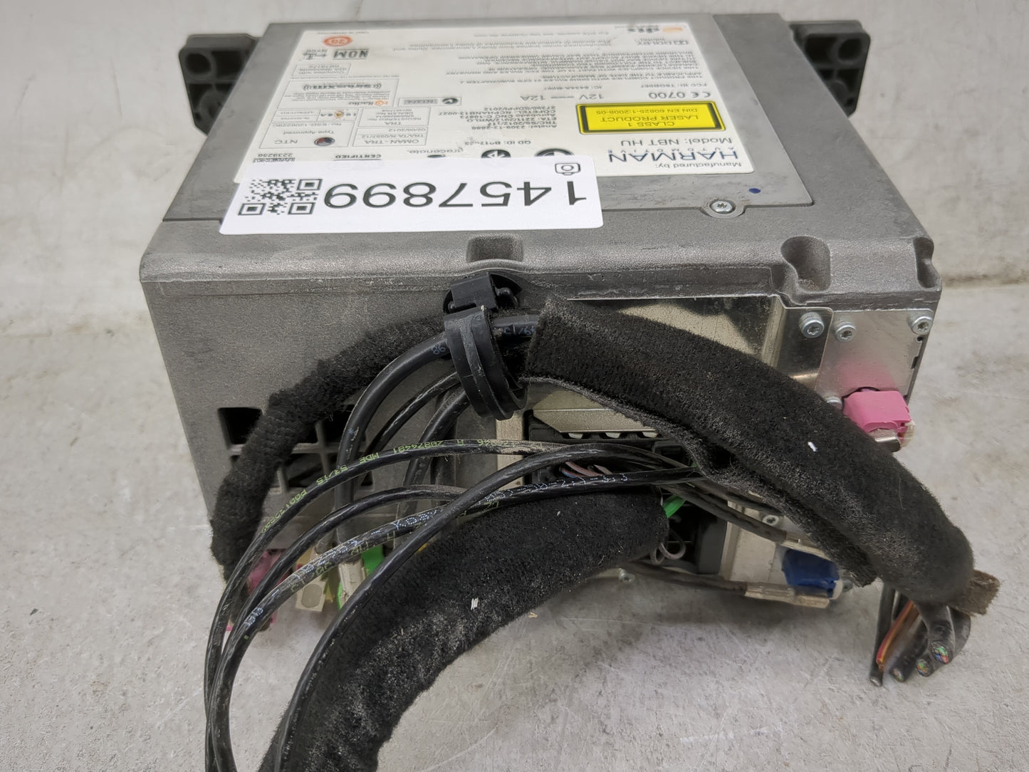 2016 Bmw 528i Radio AM FM Cd Player Receiver Replacement P/N:NBT HU T8GB067, 6434A-B067, CI6819953 01 Fits OEM Used Auto Par