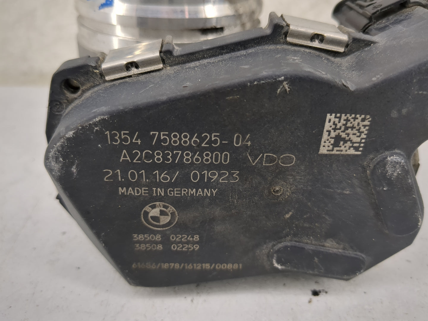 2012-2016 Bmw 528i Throttle Body P/N:13547588625-04 A2C83786800 Fits Fits 2012 2013 2014 2015 2016 2017 2018 OEM Used Auto P