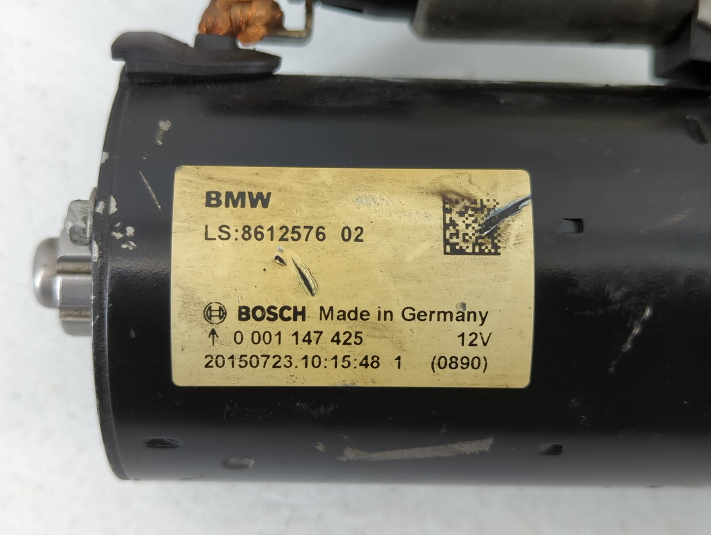 2014-2016 Bmw 528i Car Starter Motor Solenoid OEM P/N:0 001 147 425 Fits Fits 2012 2013 2014 2015 2016 2017 2018 OEM Used Au