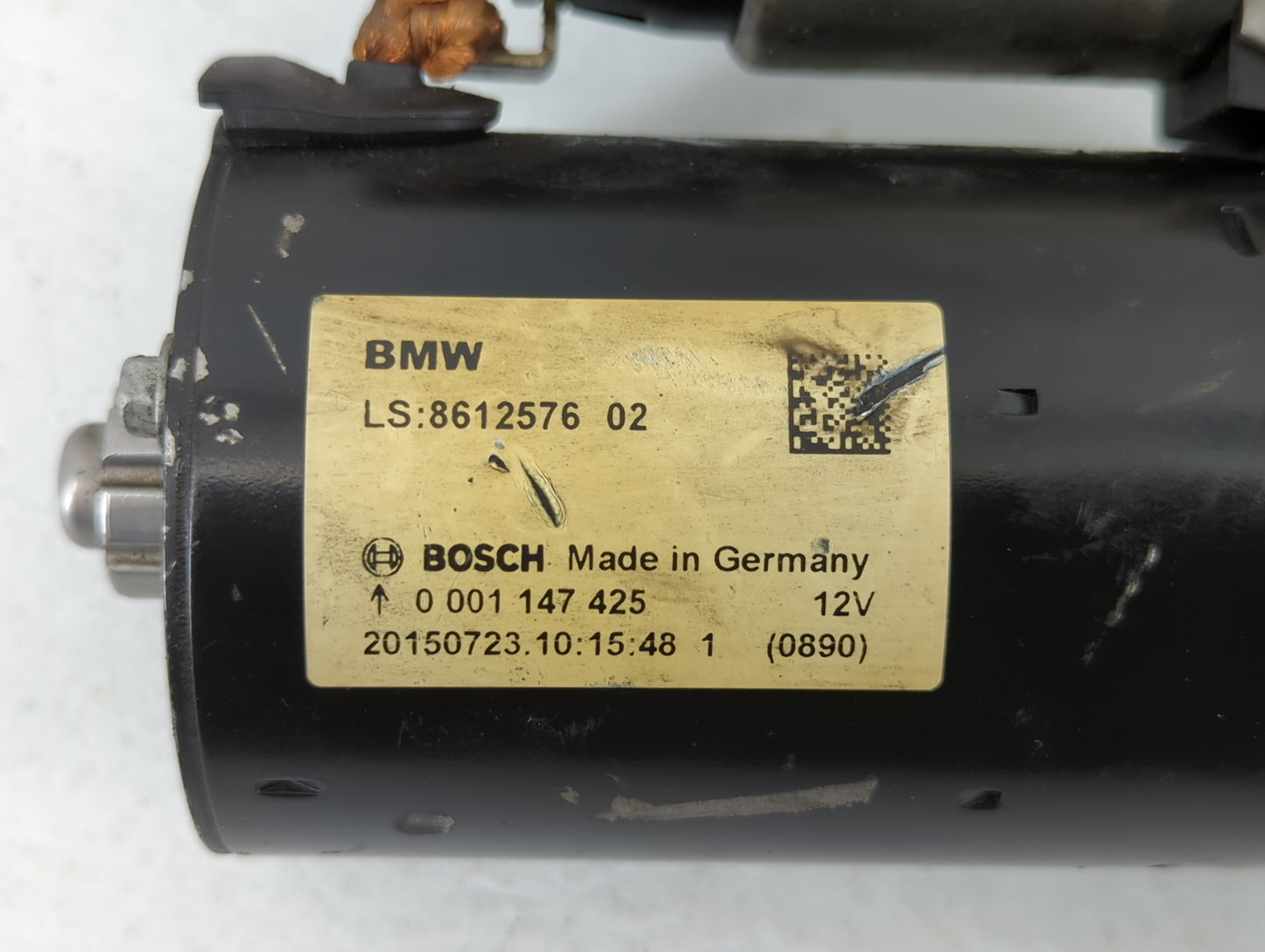 2014-2016 Bmw 528i Car Starter Motor Solenoid OEM P/N:0 001 147 425 Fits Fits 2012 2013 2014 2015 2016 2017 2018 OEM Used Au