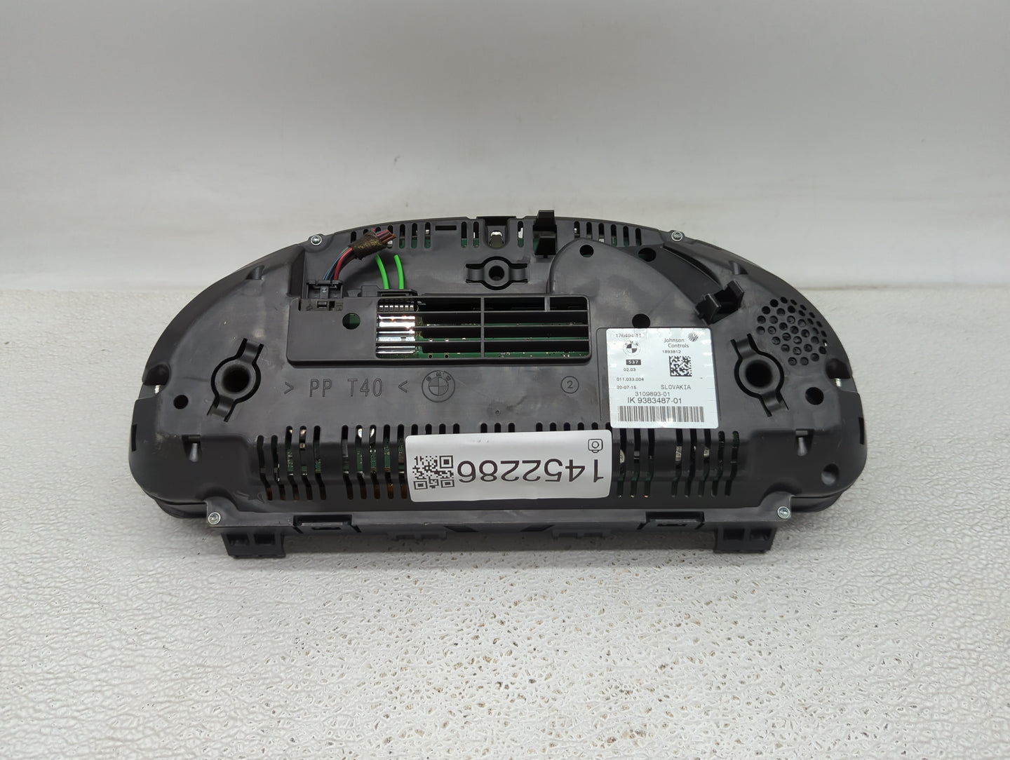 2016 Bmw 528xi Instrument Cluster Speedometer Gauges P/N:176494 11 1893812, 011.033.004, 3109893-01 Fits Fits 2014 2015 2017