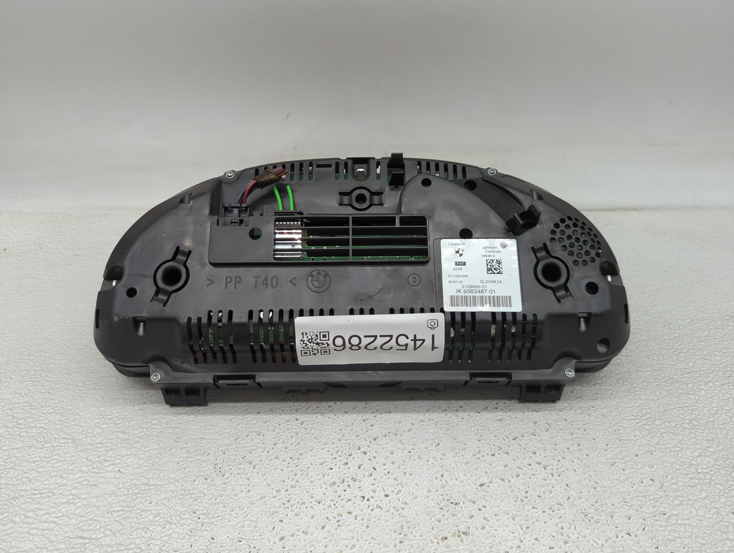 2016 Bmw 528xi Instrument Cluster Speedometer Gauges P/N:176494 11 1893812, 011.033.004, 3109893-01 Fits Fits 2014 2015 2017