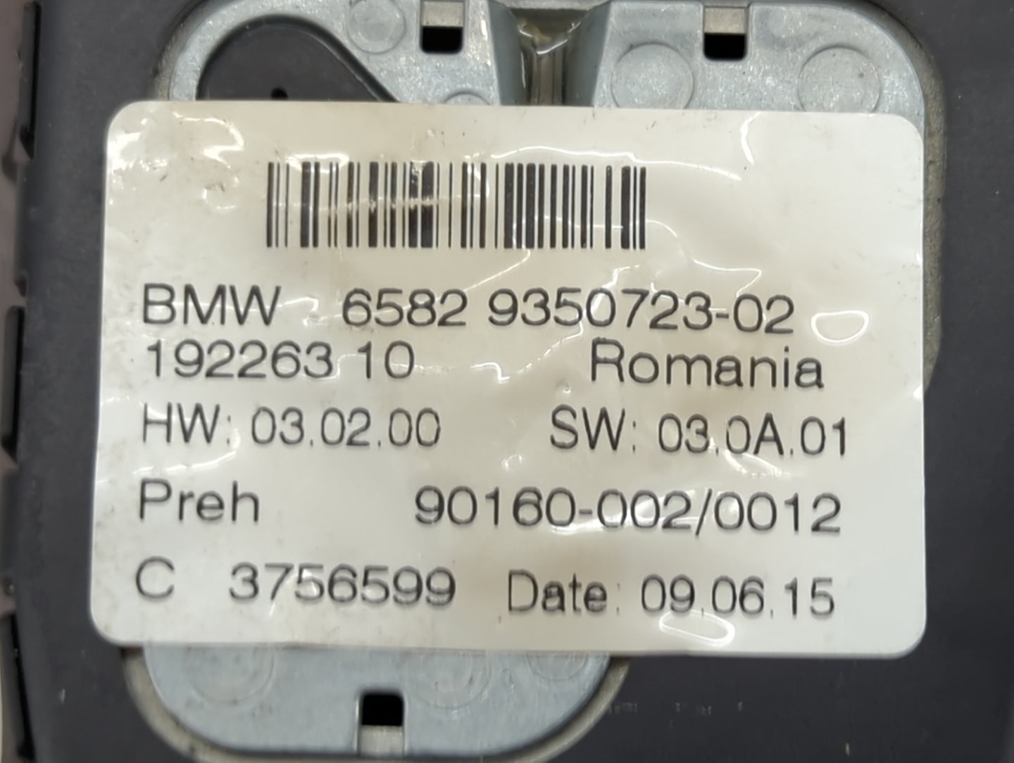 2016 Bmw 535i Radio AM FM Cd Player Receiver Replacement P/N:65829350723-02 90160-002/0012 Fits OEM Used Auto Parts - Oemuse