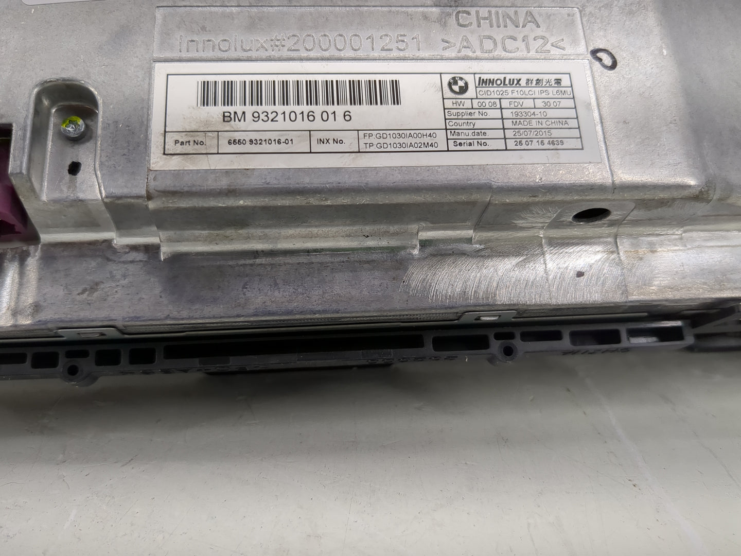 2014-2016 Bmw 550i Radio AM FM Cd Player Receiver Replacement Fits Fits 2014 2015 2016 2017 2019 OEM Used Auto Parts - Oemus