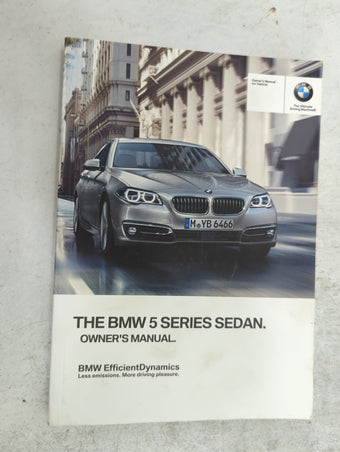 compare product 2016 Bmw 5 Series Owners Manual Book Guide P/N:01402969363 01402970576 OEM Used Auto Parts
