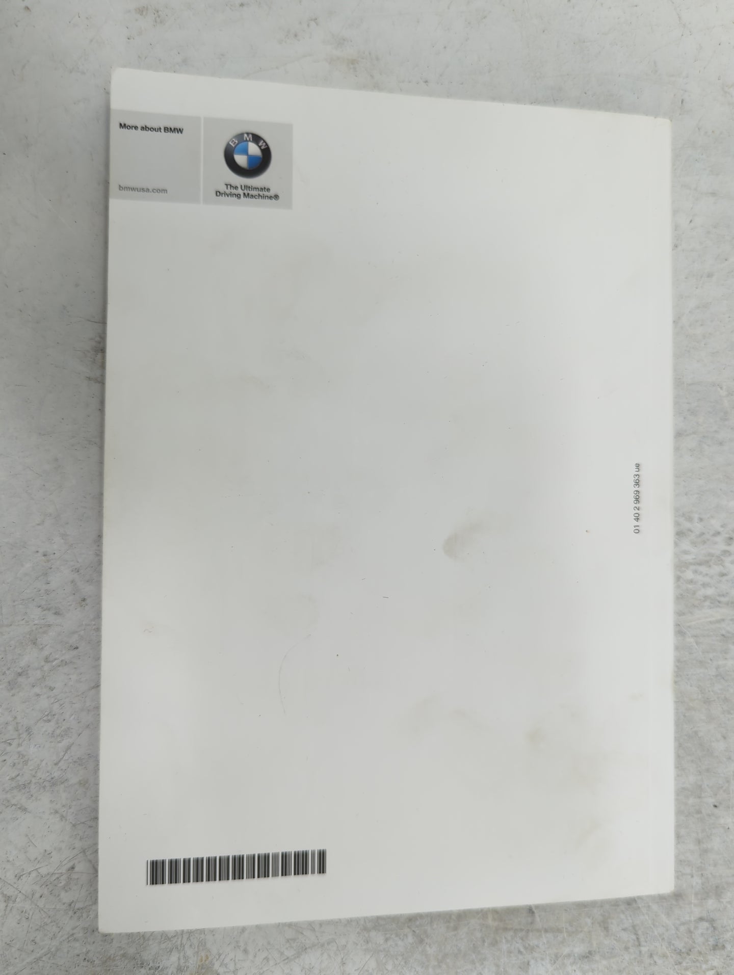 2016 Bmw 5 Series Owners Manual Book Guide P/N:01402969363 01402970576 OEM Used Auto Parts - Oemusedautoparts1.com