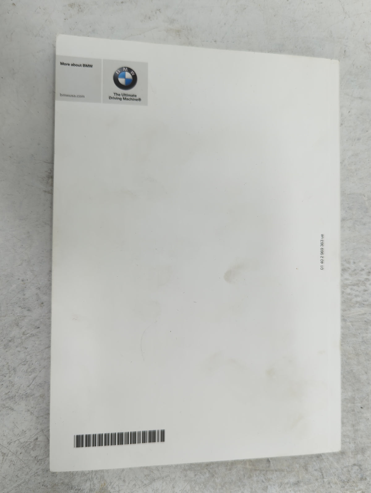2016 Bmw 5 Series Owners Manual Book Guide P/N:01402969363 01402970576 OEM Used Auto Parts - Oemusedautoparts1.com