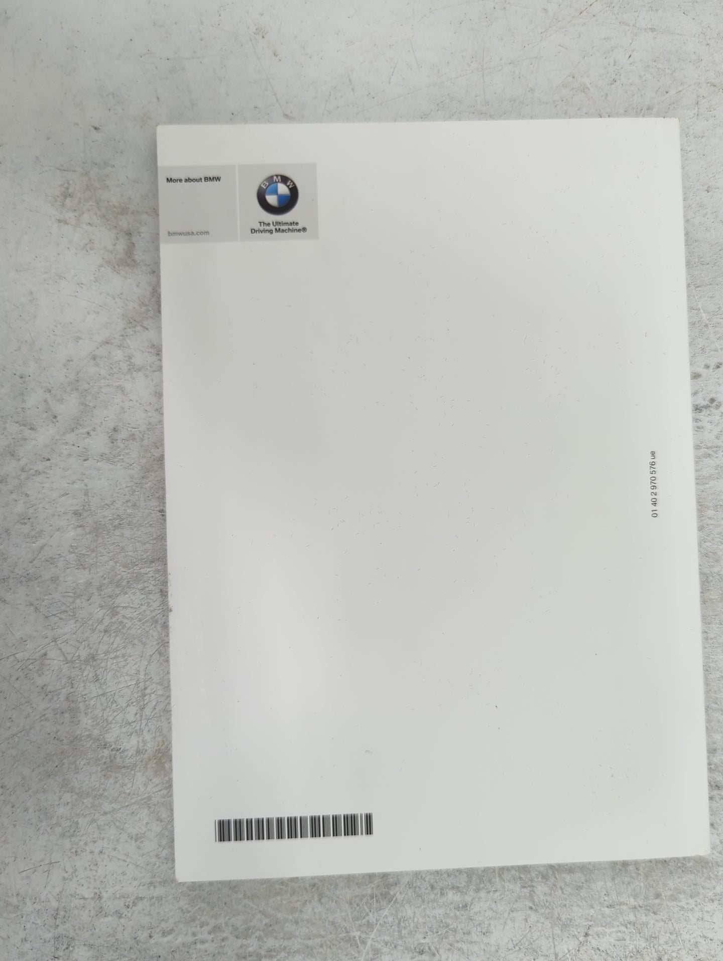 2016 Bmw 5 Series Owners Manual Book Guide P/N:01402969363 01402970576 OEM Used Auto Parts - Oemusedautoparts1.com