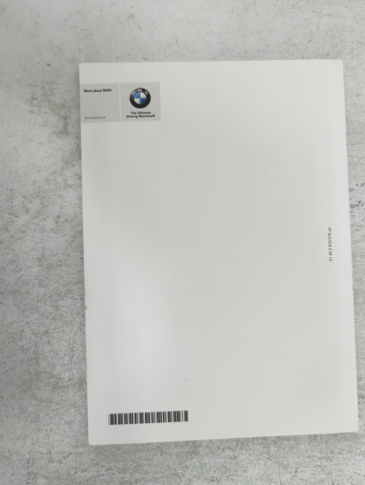 2016 Bmw 5 Series Owners Manual Book Guide P/N:01402969363 01402970576 OEM Used Auto Parts - Oemusedautoparts1.com