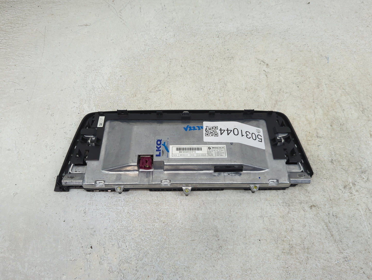 2016-2016 Bmw 640i Information Display Screen - Oemusedautoparts1.com