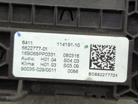 2016 Bmw 740i Climate Control Module Temperature AC/Heater Replacement P/N:6822777-01 Fits Fits 2017 2018 2019 2020 OEM Used