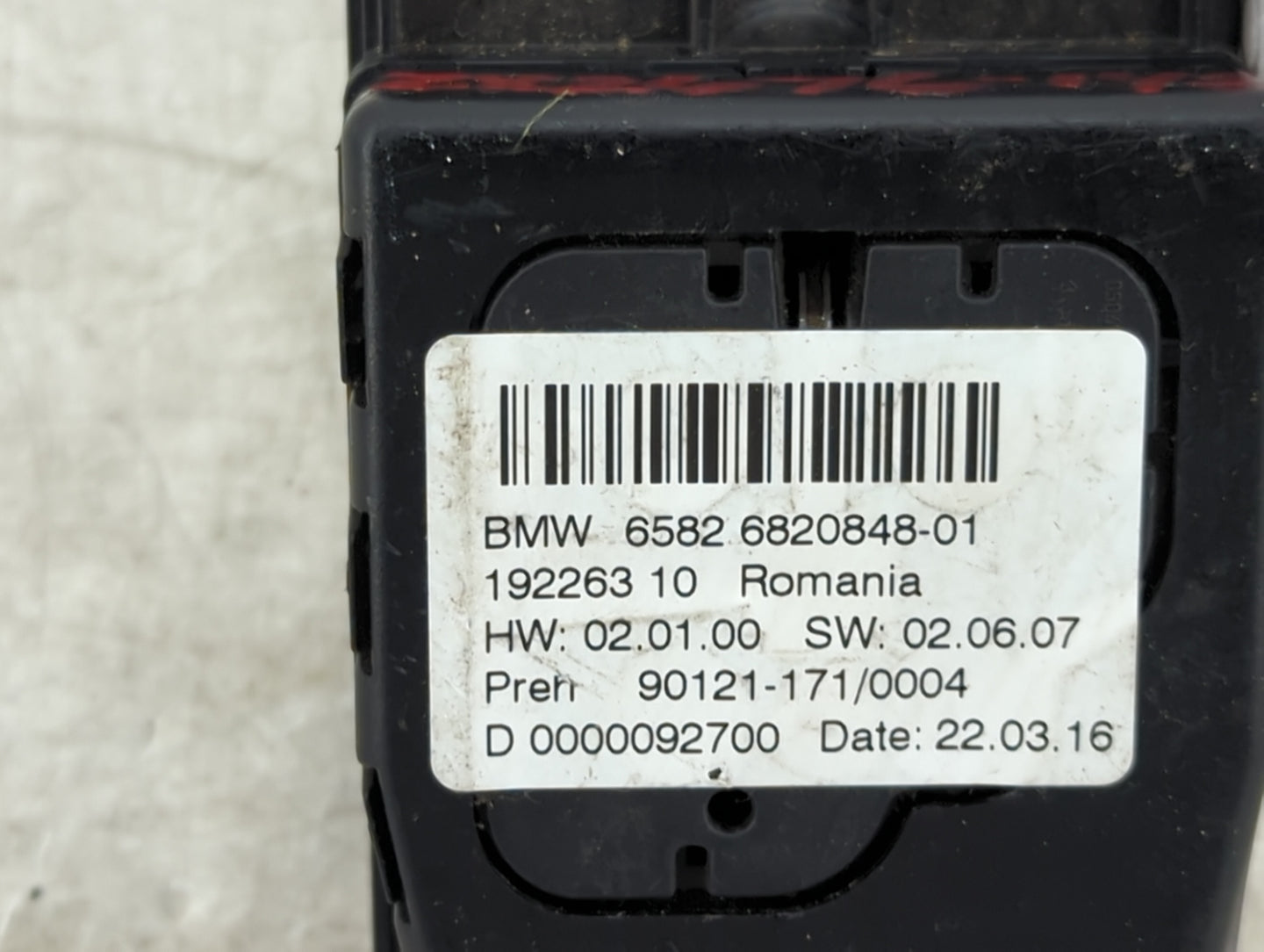 2016 Bmw X1 Combination Switch - Column 6582 6820848-01|65826820848-01 - Oemusedautoparts1.com