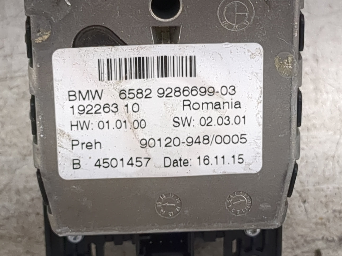 Bmw X1 Radio Control Panel - Oemusedautoparts1.com