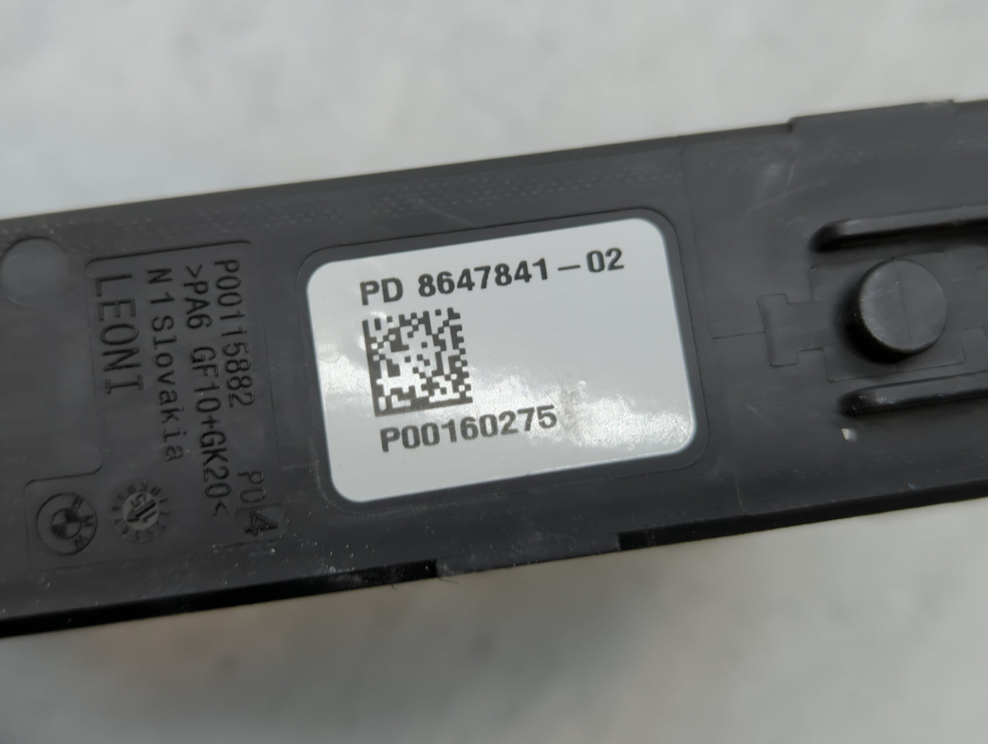 2016 Bmw X1 Chassis Control Module Ccm Bcm Body Control 8647841 - Oemusedautoparts1.com