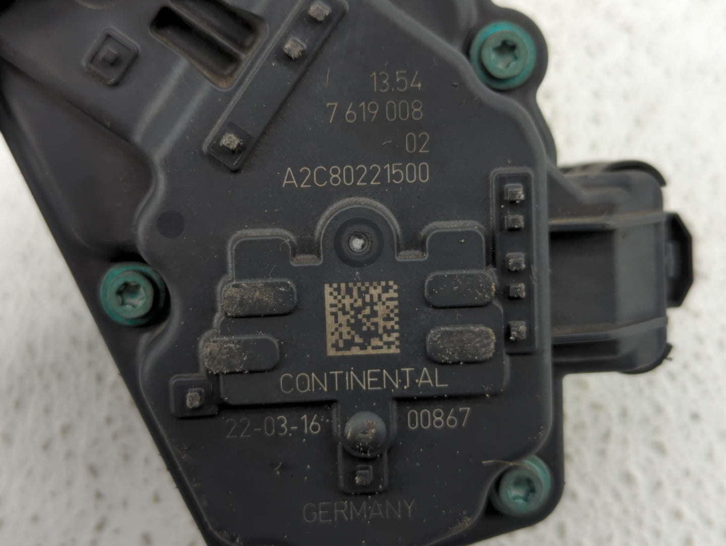 2016-2022 Bmw X1 Throttle Body P/N:7 619 008 7619008 Fits Fits 2016 2017 2018 2019 2020 2021 2022 OEM Used Auto Parts - Oemu