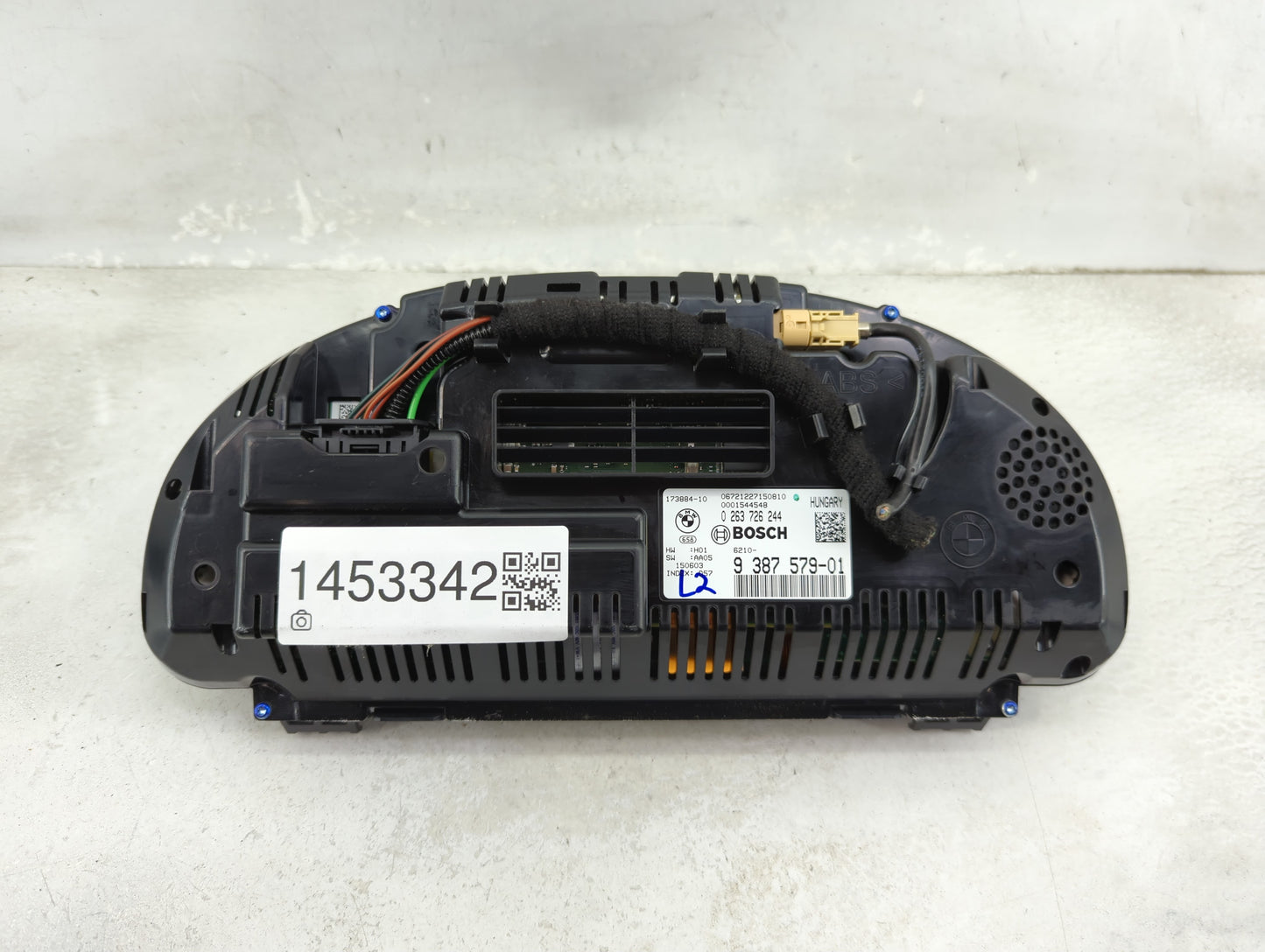 2014-2017 Bmw X3 Instrument Cluster Speedometer Gauges P/N:0263726244 9387579-01 Miles:105K Fits Fits 2014 2015 2016 2017 20