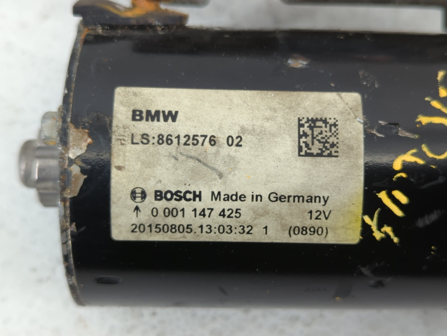 2015-2017 Bmw X3 Car Starter Motor Solenoid OEM P/N:8612576 02 Fits Fits 2012 2013 2014 2015 2016 2017 2018 OEM Used Auto Pa