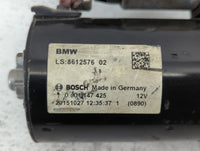 2015-2017 Bmw X3 Car Starter Motor Solenoid OEM P/N:8612576 02 Fits Fits 2012 2013 2014 2015 2016 2017 2018 OEM Used Auto Pa