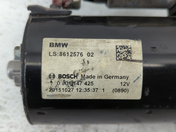 2015-2017 Bmw X3 Car Starter Motor Solenoid OEM P/N:8612576 02 Fits Fits 2012 2013 2014 2015 2016 2017 2018 OEM Used Auto Parts