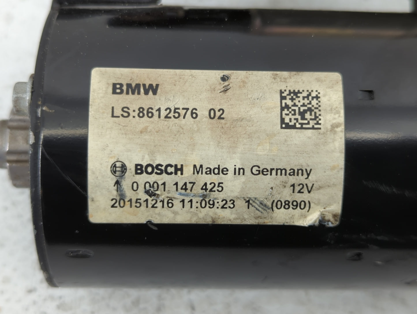 2015-2017 Bmw X3 Car Starter Motor Solenoid OEM P/N:8612576 02 Fits Fits 2012 2013 2014 2015 2016 2017 2018 OEM Used Auto Pa
