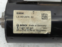 2015-2017 Bmw X3 Car Starter Motor Solenoid OEM P/N:8612576 02 Fits Fits 2012 2013 2014 2015 2016 2017 2018 OEM Used Auto Pa