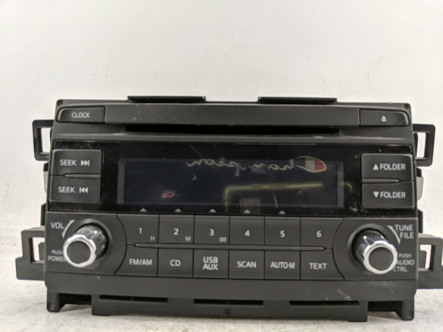 2016 Bmw X5 Radio AM FM Cd Player Receiver Replacement P/N:CQ-JM74E0JM Fits OEM Used Auto Parts - Oemusedautoparts1.com