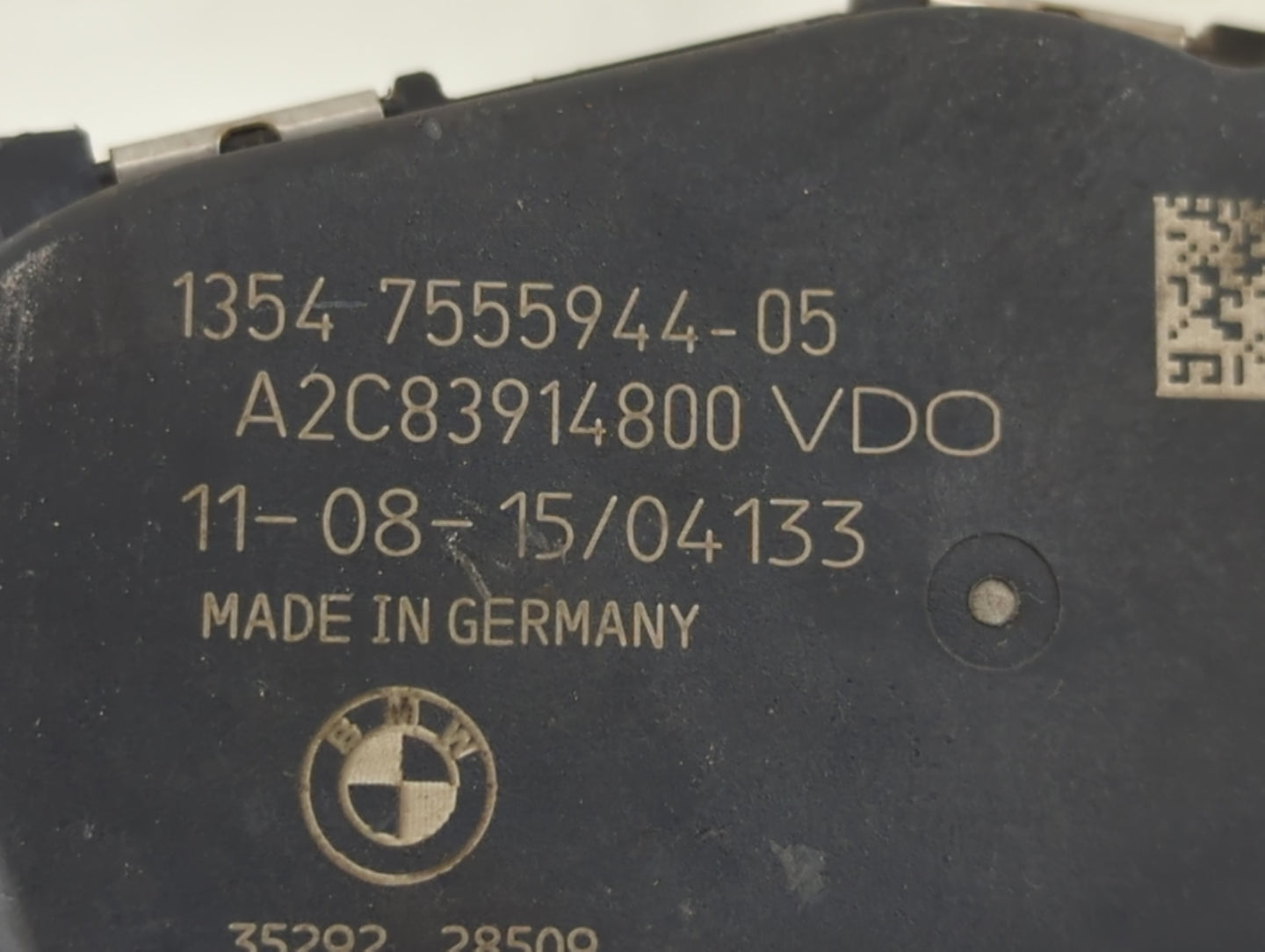 2011-2018 Bmw X5 Throttle Body P/N:A2C83914800 1354 7555944-05 Fits OEM Used Auto Parts - Oemusedautoparts1.com