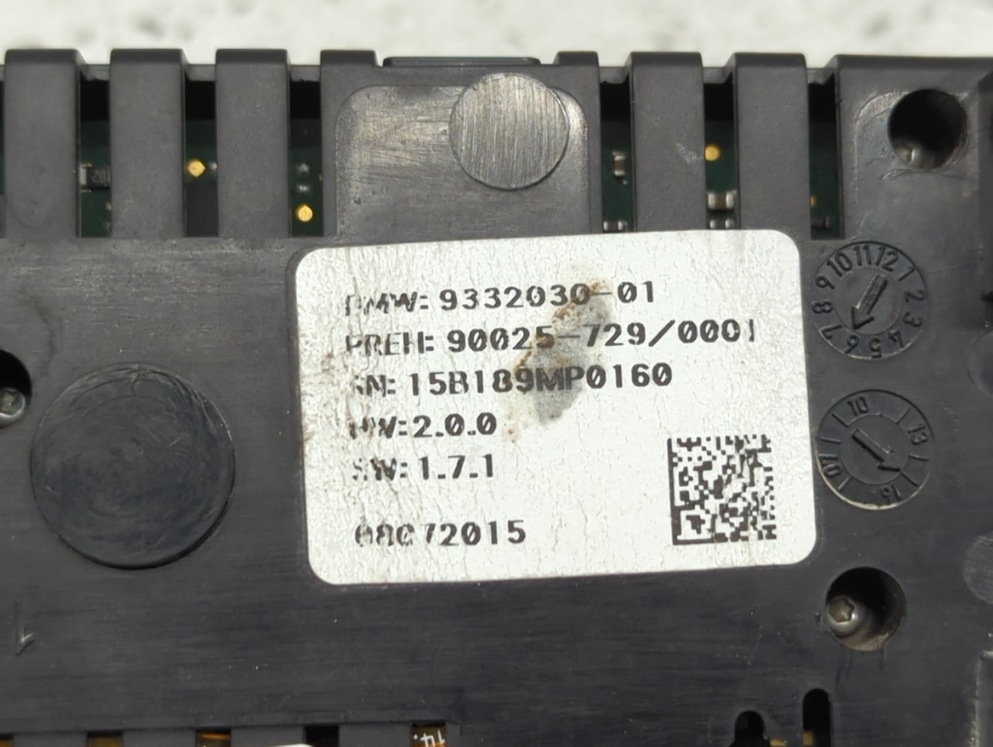 2014-2018 Bmw X5 Climate Control Module Temperature AC/Heater Replacement P/N:160466 10 Fits Fits 2014 2015 2016 2017 2018 O