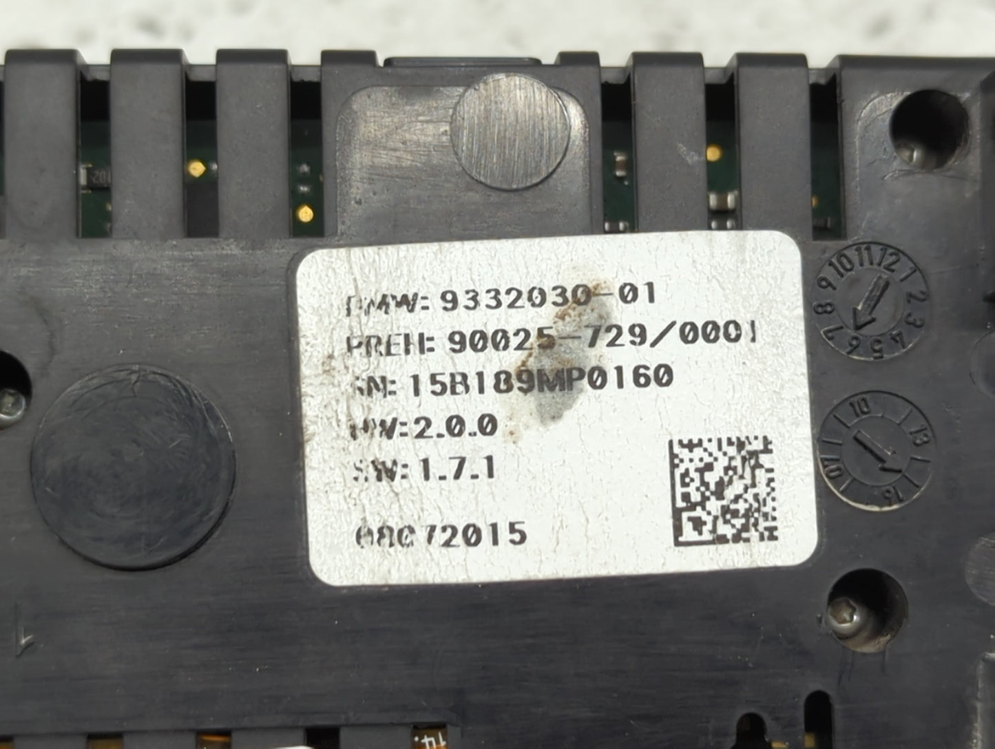2014-2018 Bmw X5 Climate Control Module Temperature AC/Heater Replacement P/N:160466 10 Fits Fits 2014 2015 2016 2017 2018 O