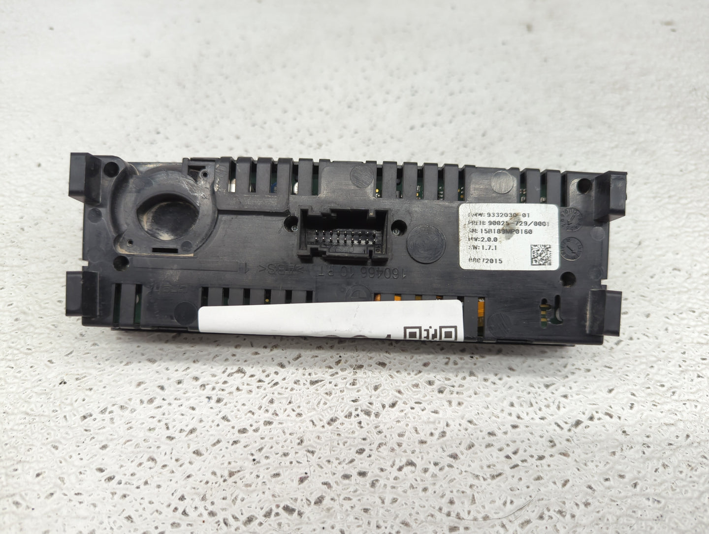 2014-2018 Bmw X5 Climate Control Module Temperature AC/Heater Replacement P/N:160466 10 Fits Fits 2014 2015 2016 2017 2018 O