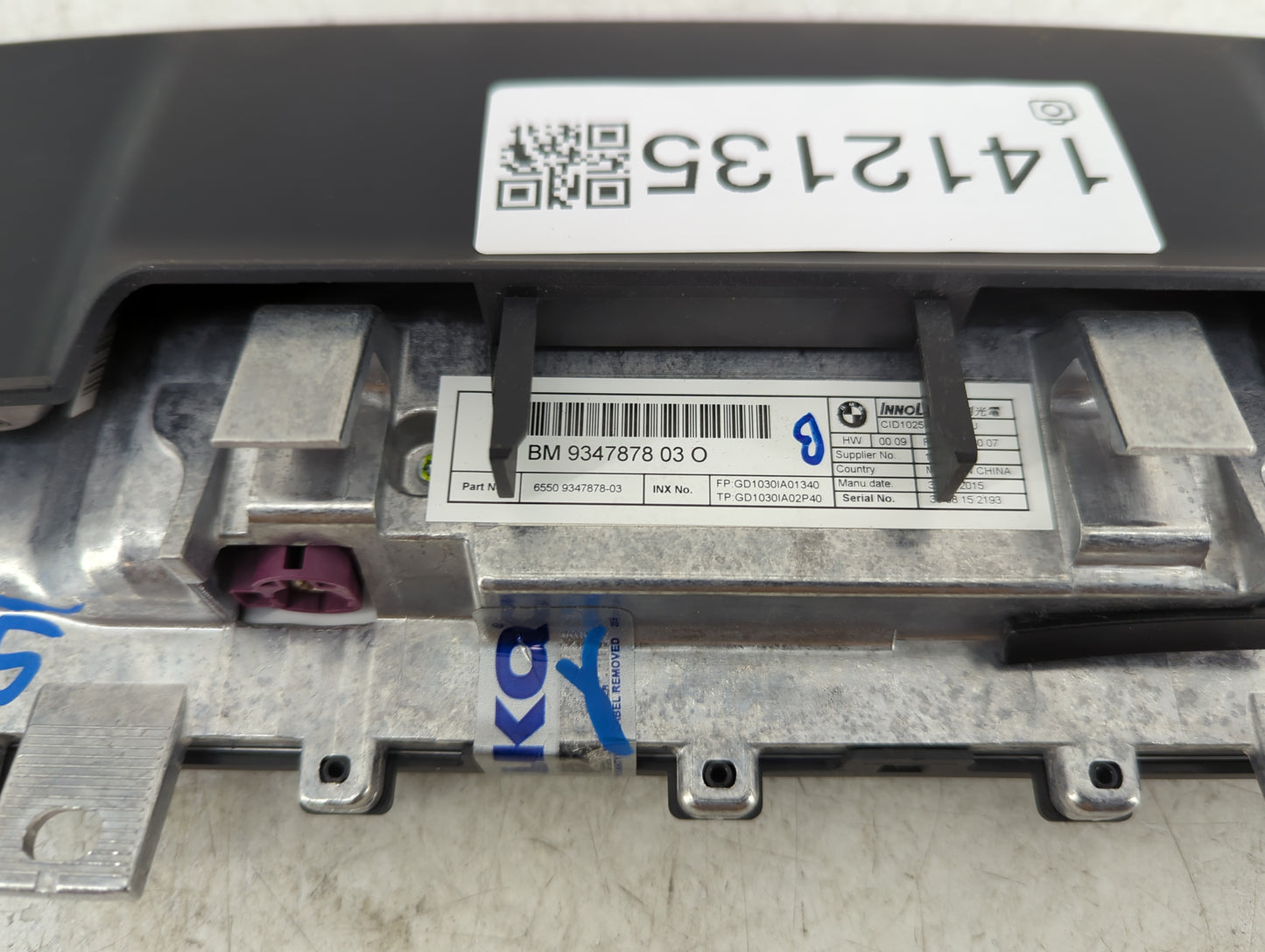 2014-2016 Bmw X5 Information Display Screen - Oemusedautoparts1.com