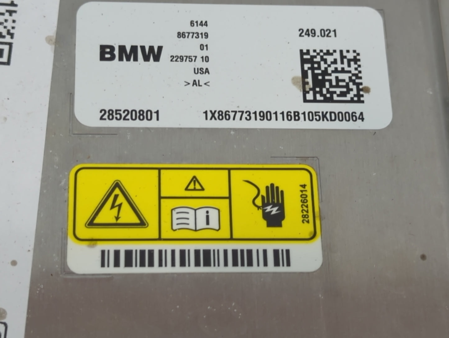 2014 Bmw X5 Ac Dc Power Control Module Accessory Computer Power Inverter - Oemusedautoparts1.com