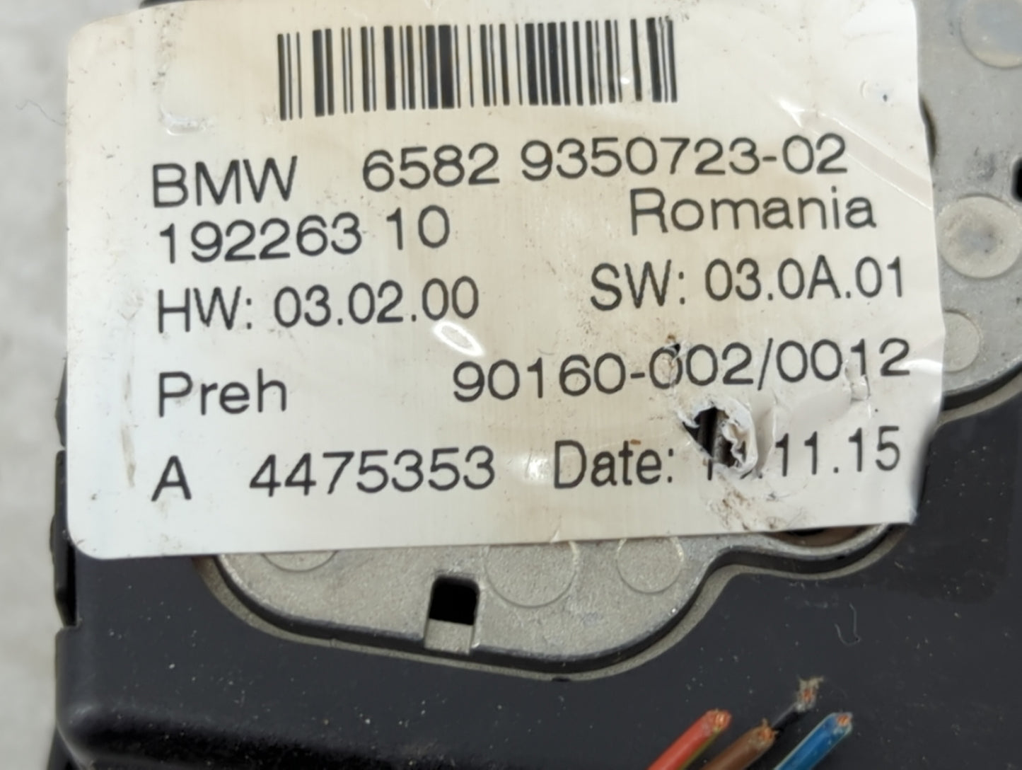 2016 Bmw X5 Radio AM FM Cd Player Receiver Replacement P/N:65829350723-02 19226310 Fits OEM Used Auto Parts - Oemusedautopar