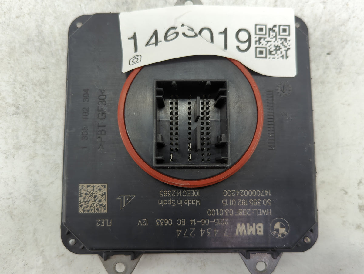 2014-2018 Bmw X5 Headlight Ballast Head Light 1463019 - Oemusedautoparts1.com