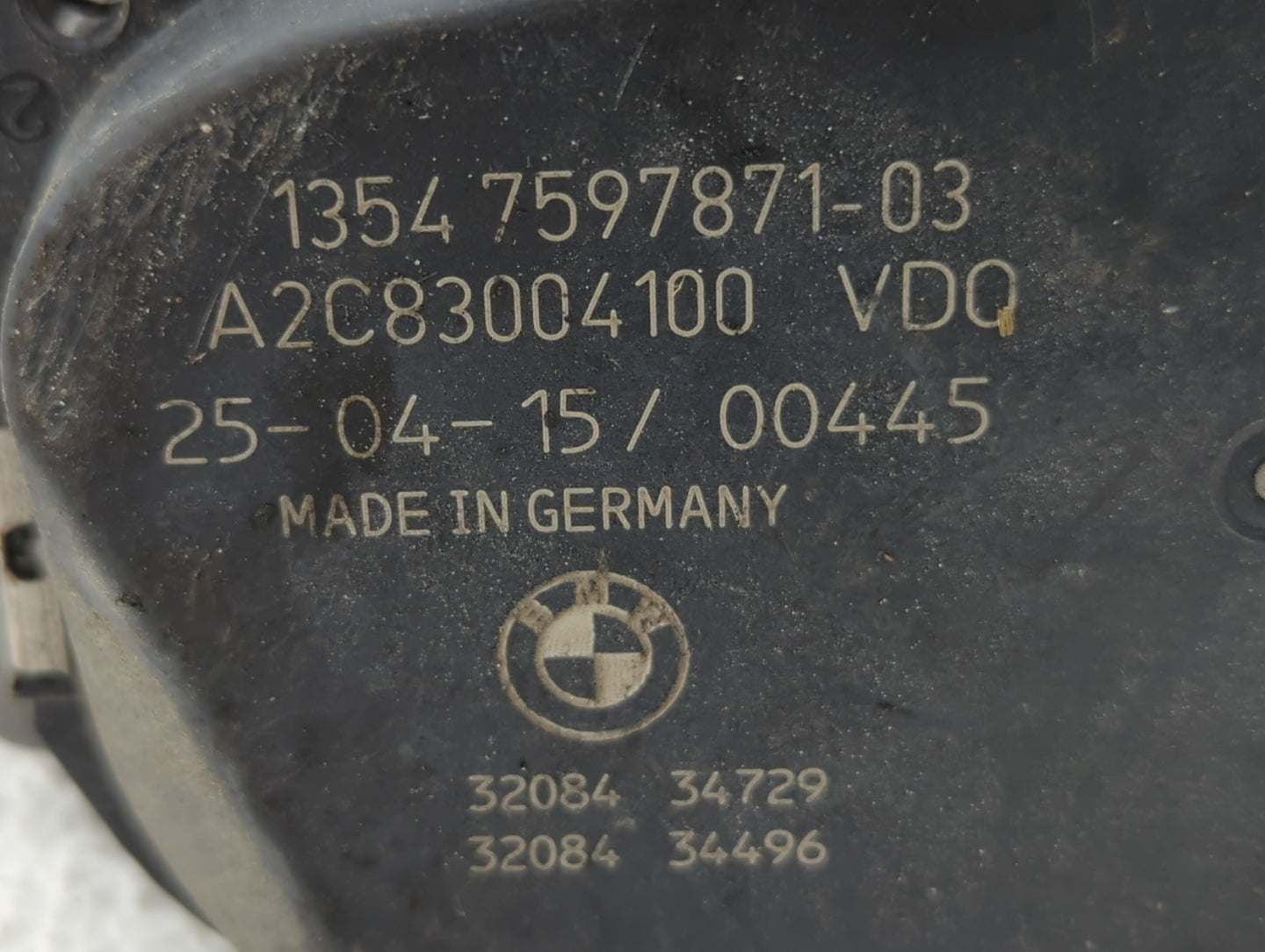 2011-2018 Bmw X5 Throttle Body P/N:A2C83786800 A2C53356724 Fits Fits 2010 2011 2012 2013 2014 2015 2016 2017 2018 2019 2020 