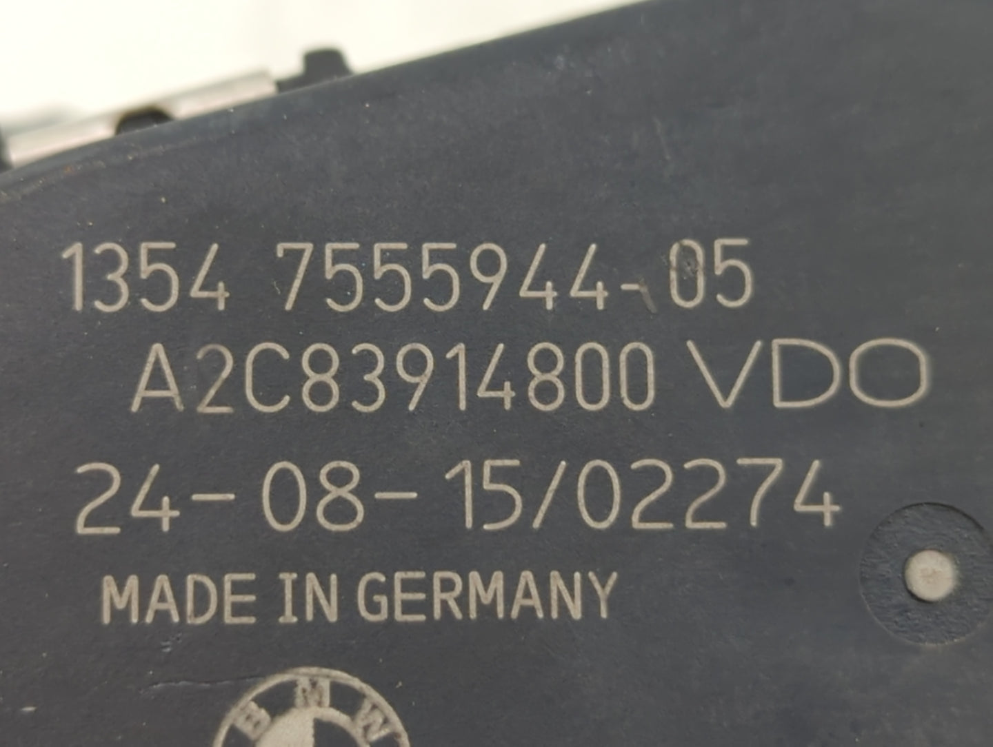 2011-2018 Bmw X5 Throttle Body P/N:A2C83914800 1345 7555944-05 Fits OEM Used Auto Parts - Oemusedautoparts1.com